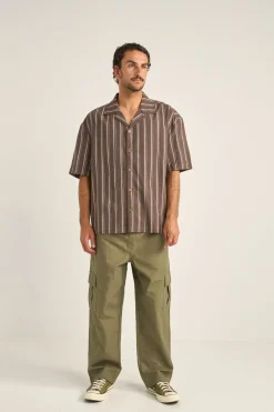 Rhythm Baja Relaxed Stripe Ss Shirt