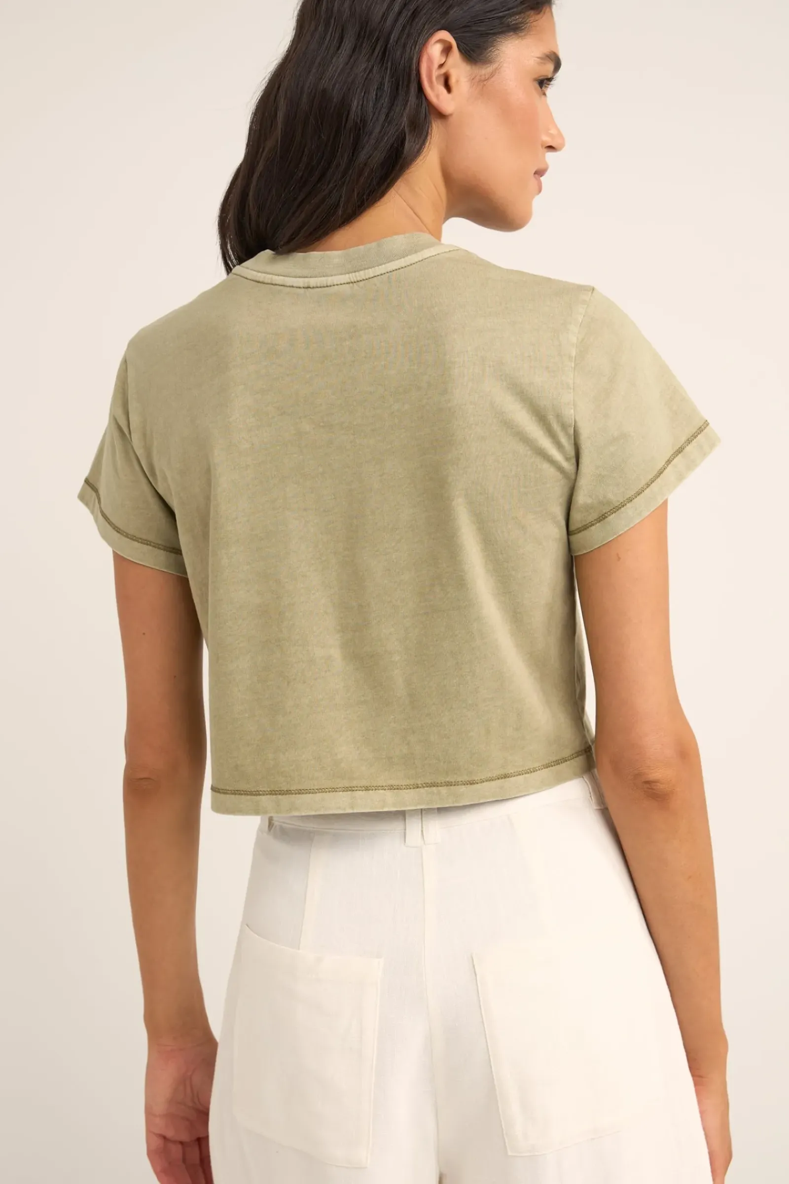 Women Rhythm Beachcomber Crop Crew Tee