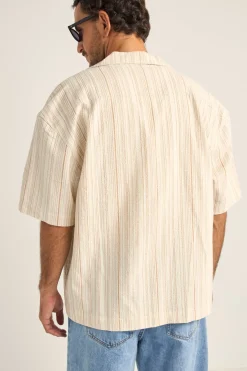 Rhythm Benny Relaxed Stripe Ss Shirt