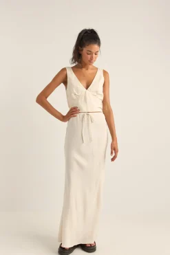 Women Rhythm Bias Cut Maxi Skirt