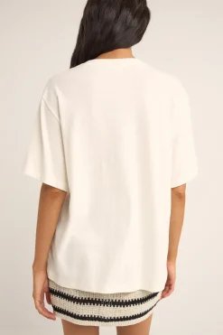 Women Rhythm Bloom Studio Oversized T-Shirt Vintage White
