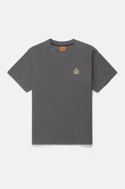 Rhythm Breakers Terry Vintage Ss T-Shirt Stone Blue