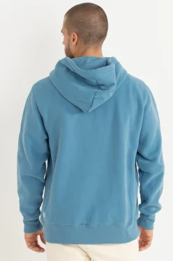 Rhythm Classic Fleece Hood Mineral Blue