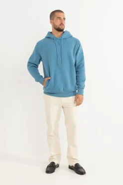 Rhythm Classic Fleece Hood Mineral Blue