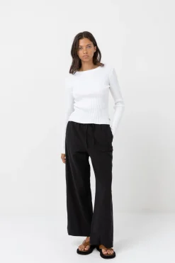 Women Rhythm Classic Knit Long Sleeve Top