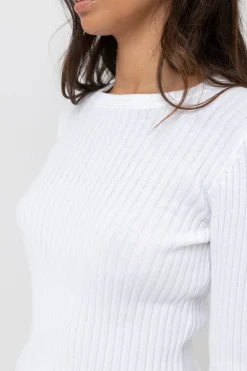 Women Rhythm Classic Knit Long Sleeve Top