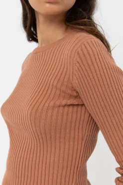 Women Rhythm Classic Knit Long Sleeve Top