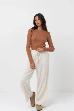 Women Rhythm Classic Knit Long Sleeve Top