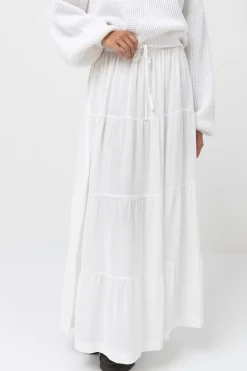 Women Rhythm Classic Tiered Maxi Skirt