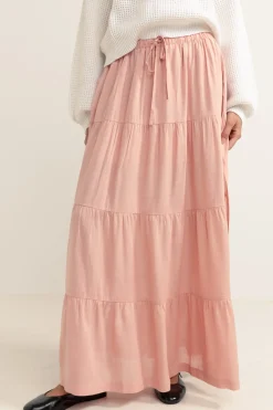 Women Rhythm Classic Tiered Maxi Skirt