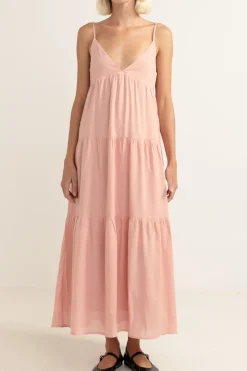 Women Rhythm Classic Tiered Midi Dress