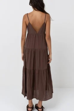 Women Rhythm Classic Tiered Midi Dress