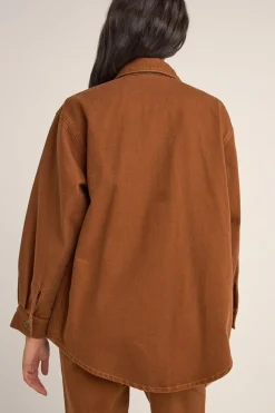 Women Rhythm Claude Drill Shacket