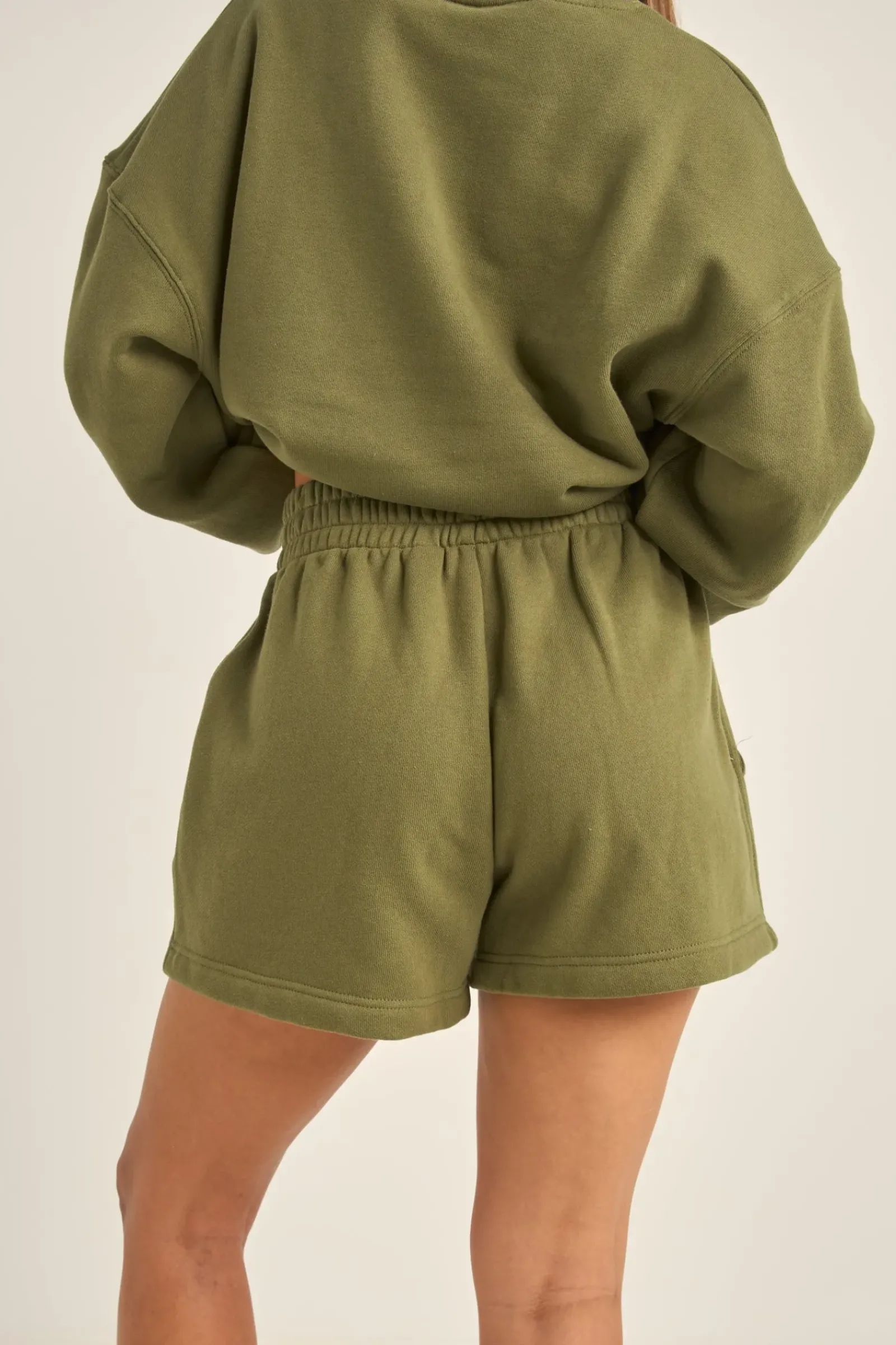 Women Rhythm College Fleece Short