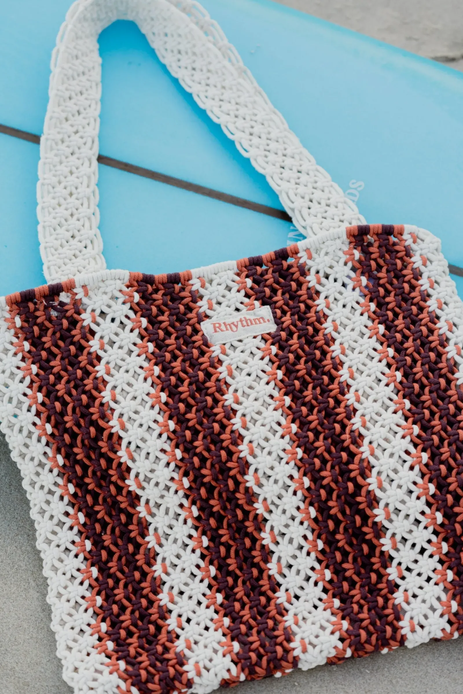 Rhythm Crochet Tote Bag