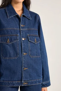 Women Rhythm Demi Oversized Denim Jacket