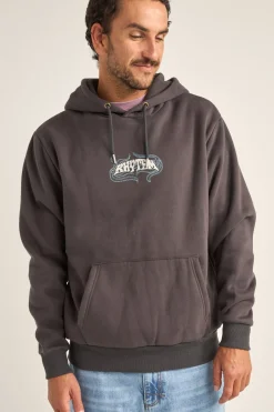 Rhythm Dos Soles Fleece Hood Vintage Black