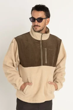 Rhythm Dune Half Zip Pullover