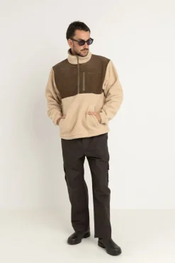 Rhythm Dune Half Zip Pullover