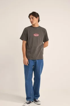 Rhythm Ellipse Sun SS T-Shirt Vintage Black
