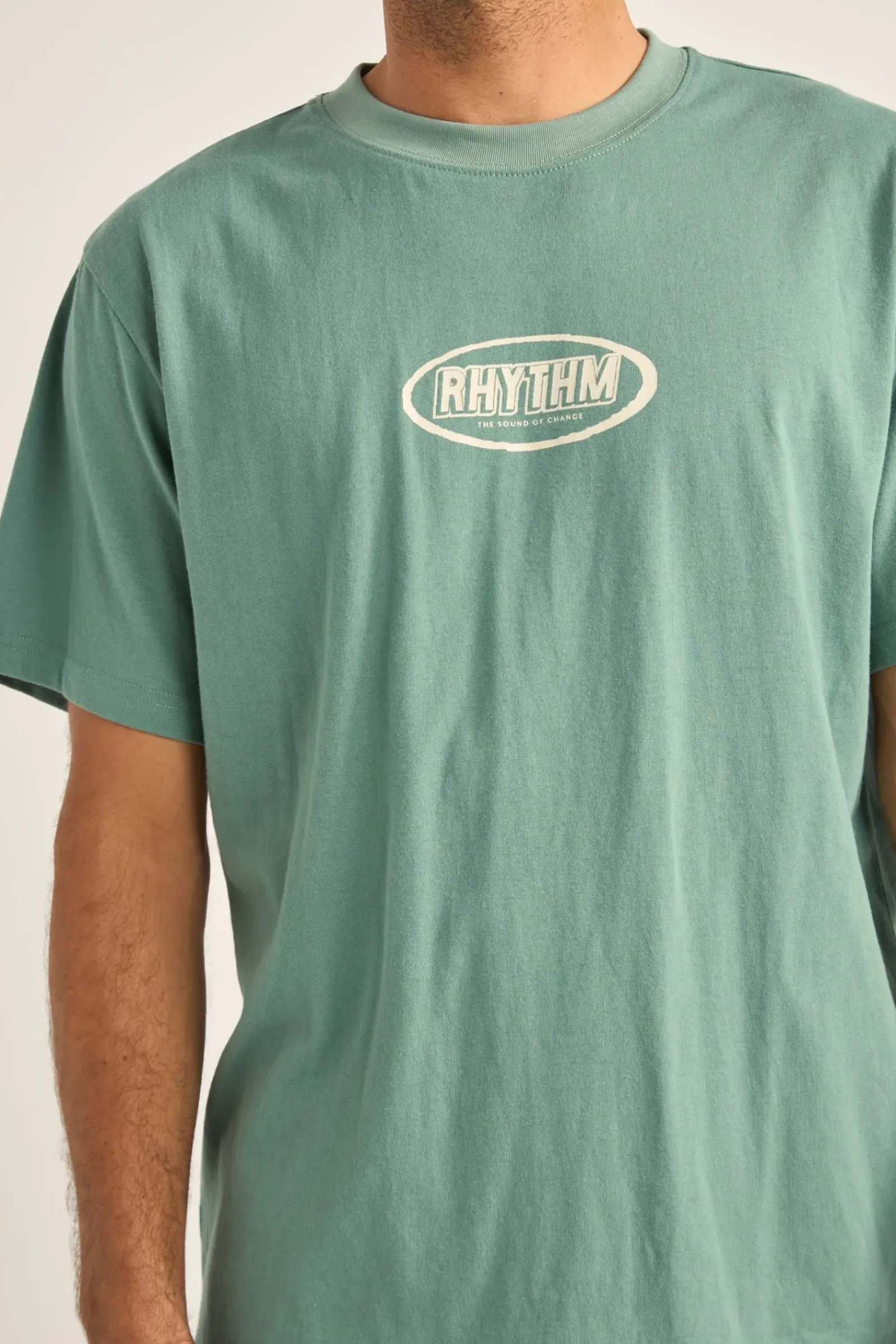 Rhythm Elliptic Printed Vintage Ss T-Shirt Vintage Green