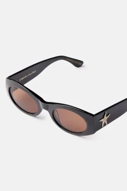 Women Rhythm EPOKHE  - Suede - Black Polished / Bronze Amber