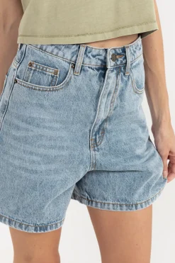 Women Rhythm Escape Denim Short Washed