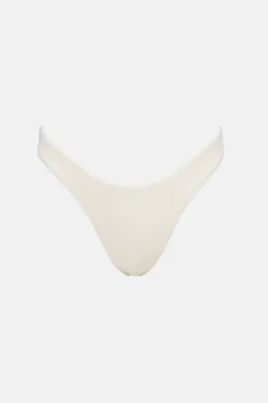 Women Rhythm Essential Rib Hi Cut Pant Creme