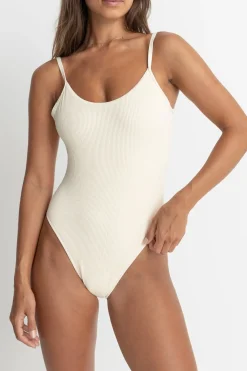 Women Rhythm Essential Rib Minimal One Piece