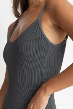 Women Rhythm Essential Rib Minimal One Piece