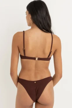 Women Rhythm Essential Rib Underwire Top Cafe