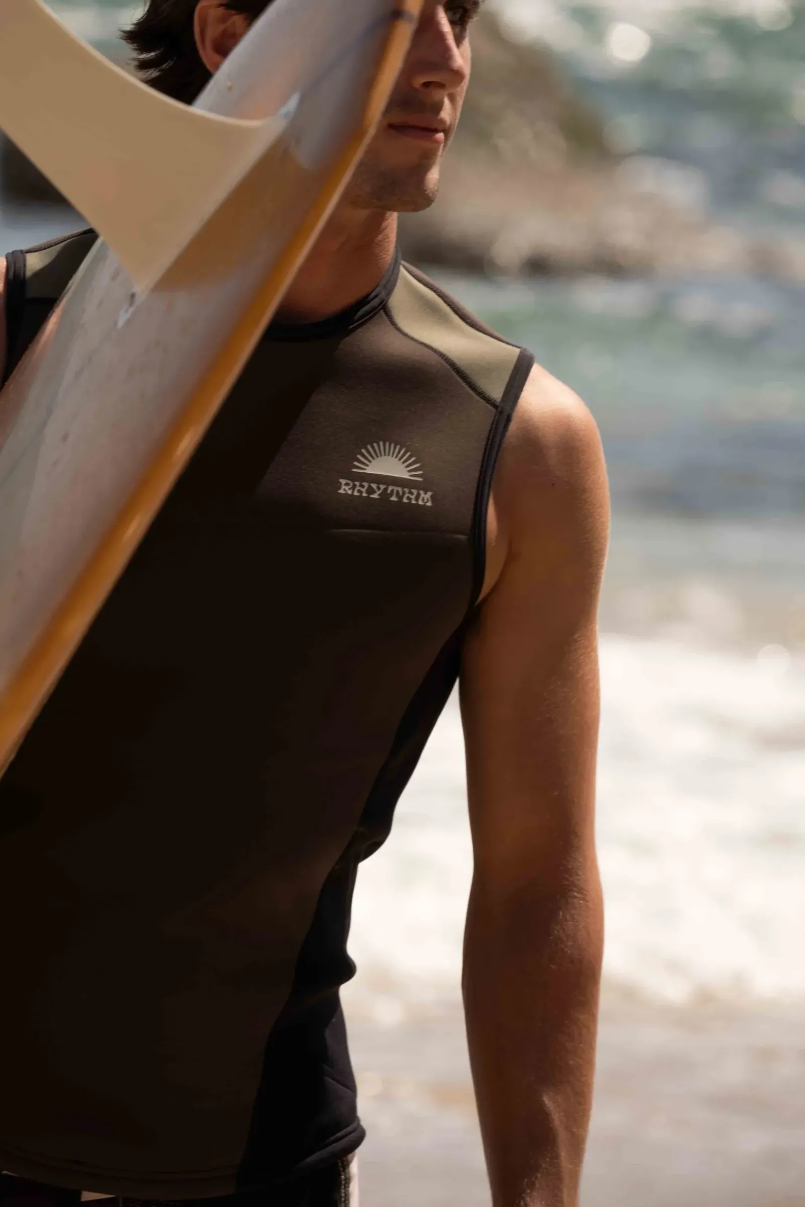 Rhythm Essential Wetsuit Vest Brown