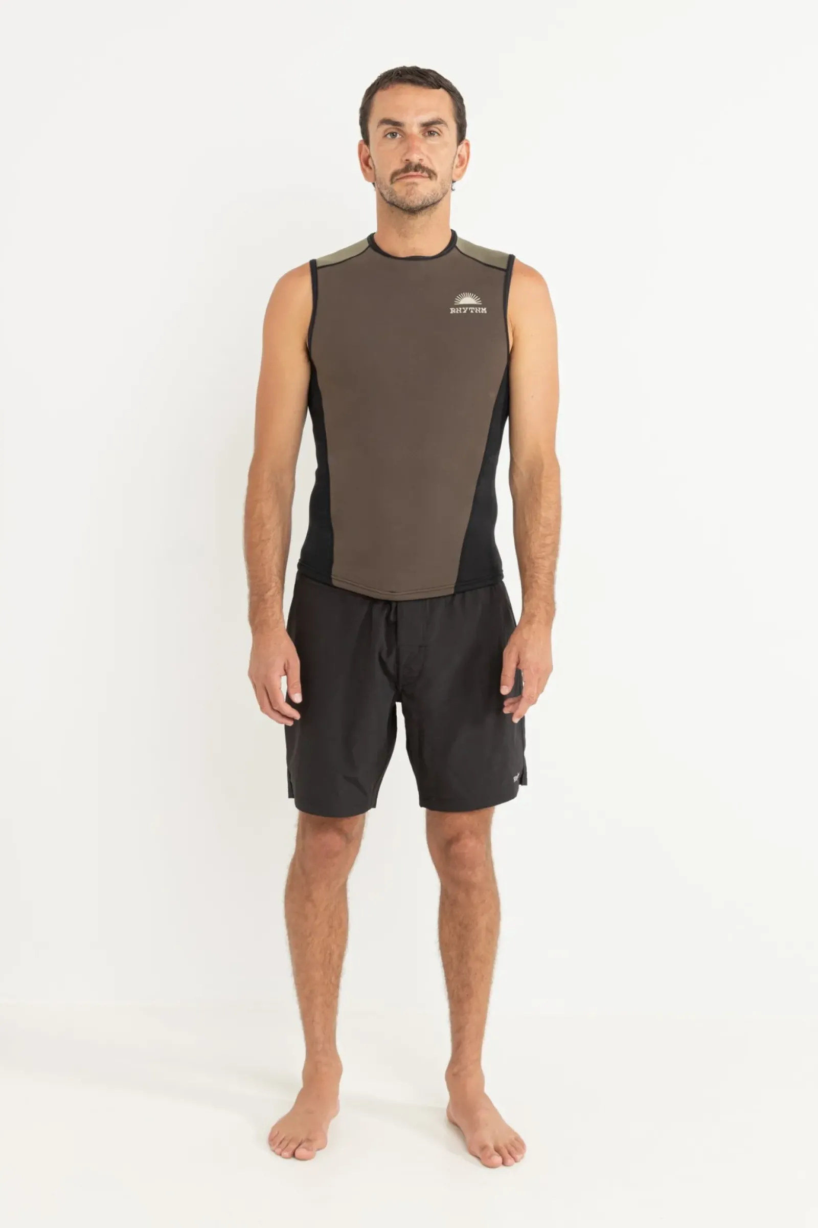 Rhythm Essential Wetsuit Vest Brown