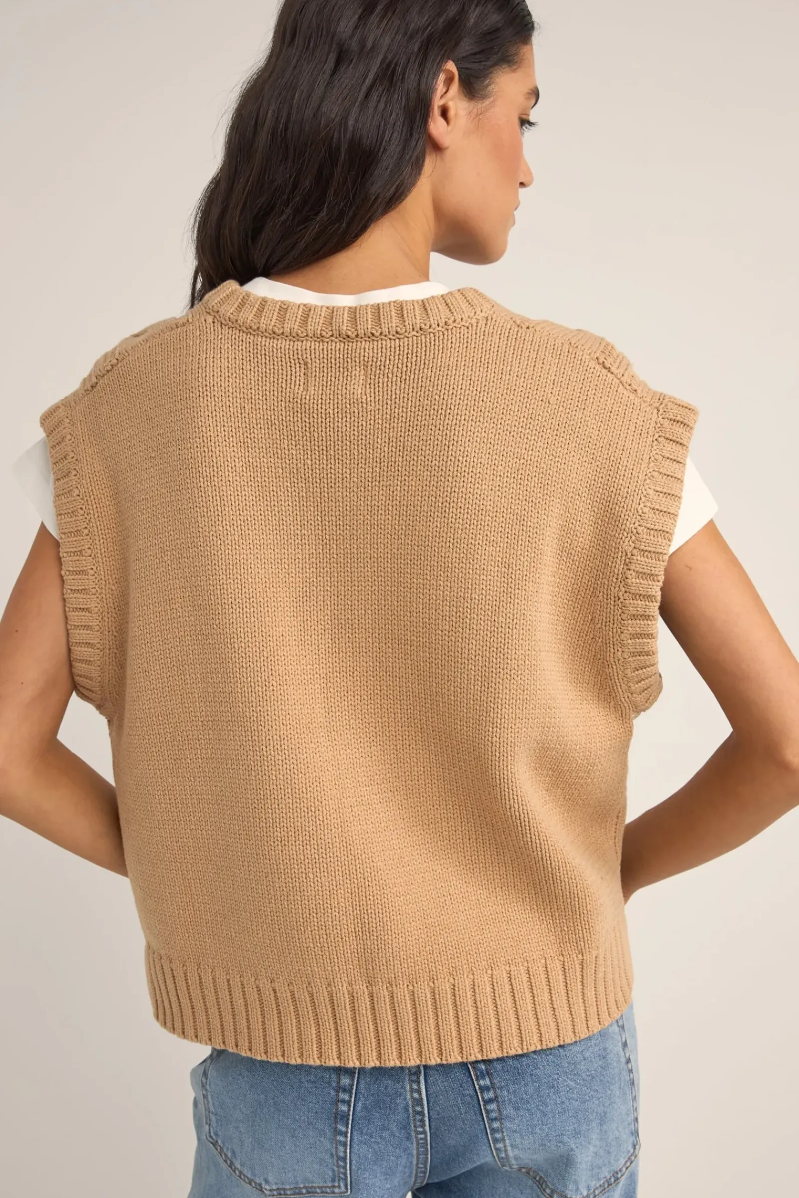 Women Rhythm Finley Cable Knit Vest