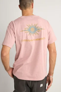 Rhythm Flame Printed Vintage Ss T Shirt