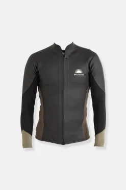 Rhythm Heritage Front Zipper Jacket Black
