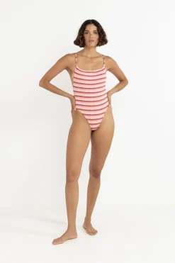 Women Rhythm Ibiza Stripe Rib One Piece
