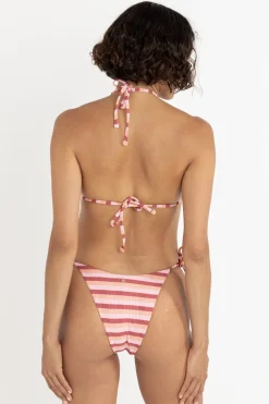 Women Rhythm Ibiza Stripe Rib Slide Tri Top
