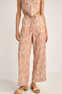 Women Rhythm Jessie Paisley Drawstring Pant
