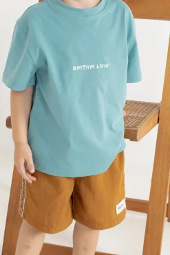 Kids Rhythm Kids Oasis SS T-Shirt Seafoam