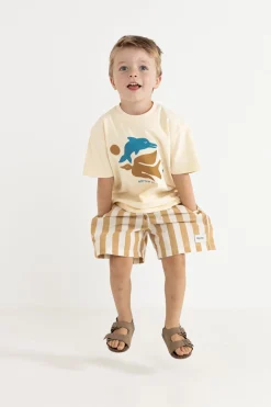 Kids Rhythm Kids Peace SS T-Shirt Natural White