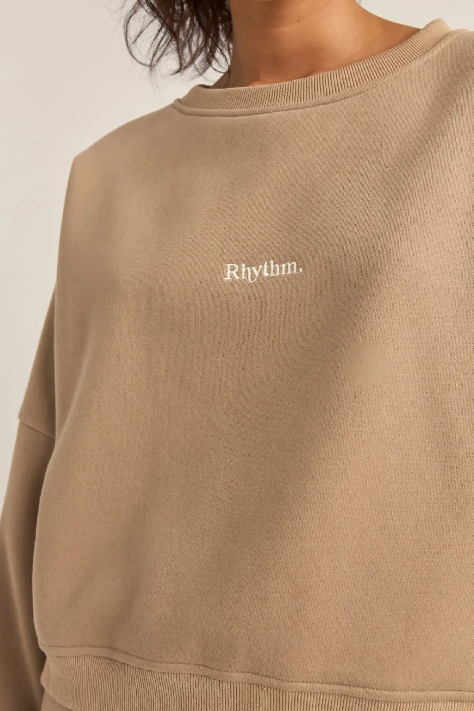 Women Rhythm Logo Crew Neck Fleece