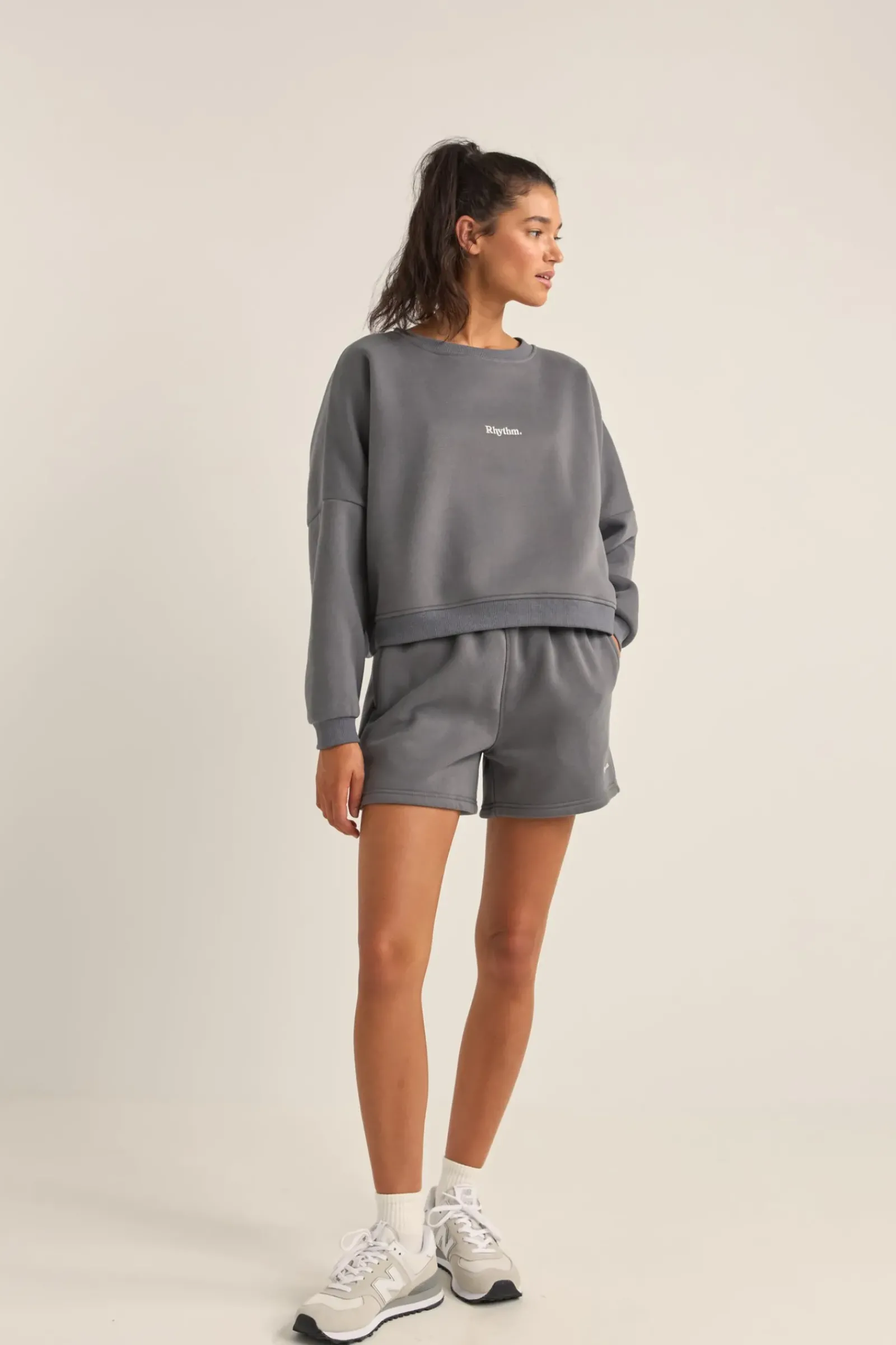 Women Rhythm Logo Fleece Shorts