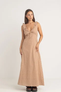 Women Rhythm Lola Check Ruffle