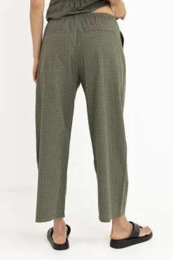 Women Rhythm Louise Check Drawstring Pant