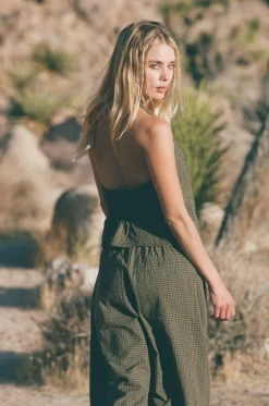 Women Rhythm Louise Check Halter Top
