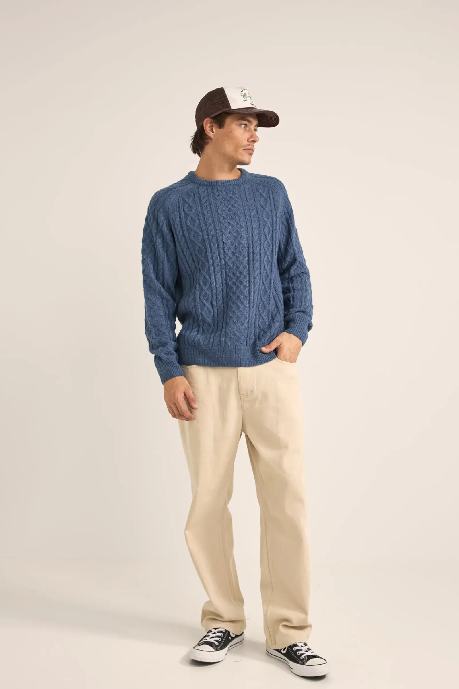 Rhythm Mohair Fishermans Knit