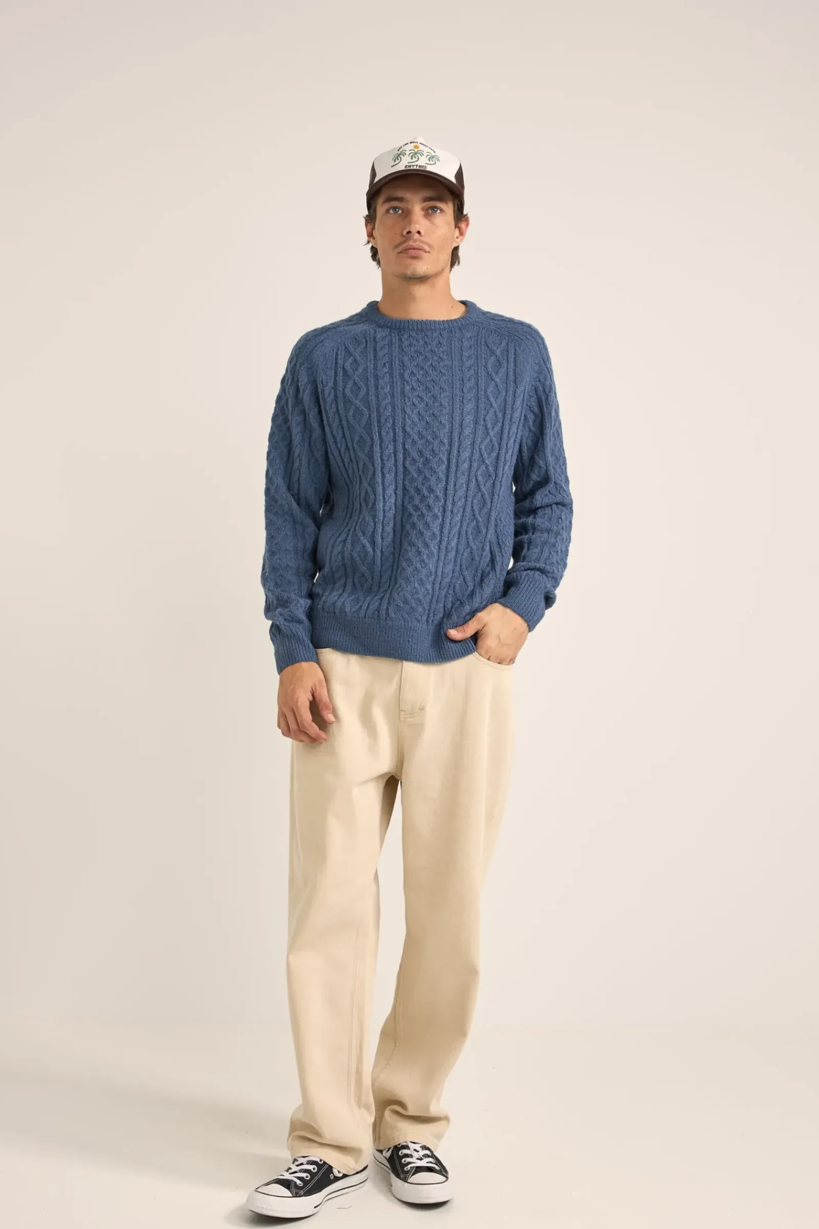 Rhythm Mohair Fishermans Knit
