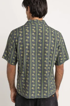 Rhythm Overlap Ss Shirt Stone Blue