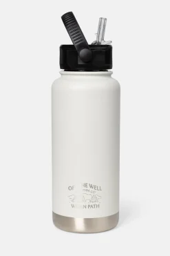 Rhythm Pargo Worn Path 950ml Bottle w/ Straw Bone White
